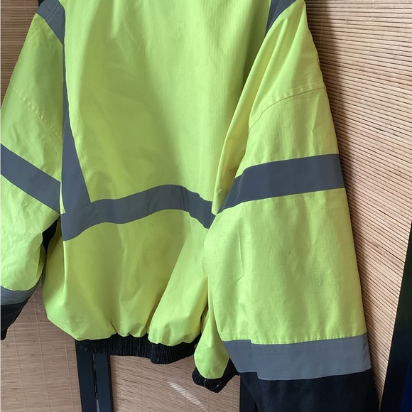 ML KISHIGO RIPSTOP SAFETY BOMBER JACKET JS130 Sz 5X EUC - Picture 8 of 9